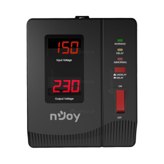 nJoy | AVRL-10001AL-CS01B | Alvis 1000 | Stabilizator de tensiune | 1000 VA | 600W | Tower | Nr iesiri 1 Schuko | Intrare Schuko | Display digital, nJoy | AVRL-10001AL-CS01B | Alvis 1000 | Stabilizator de tensiune | 1000 VA | 600W | Tower | Nr iesiri 1 Schuko | Intrare Schuko | Display digital,