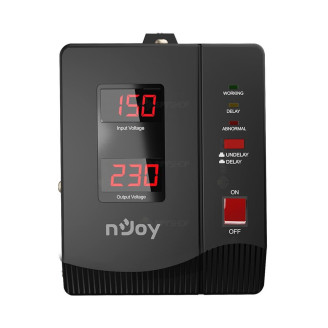 nJoy | AVRL-20002AL-CS01B | Alvis 2000 | Stabilizator de tensiune | 2000 VA | 1200W | Tower | Nr iesiri 2 Schuko | Intrare Schuko | Display digital nJoy | AVRL-20002AL-CS01B | Alvis 2000 | Stabilizator de tensiune | 2000 VA | 1200W | Tower | Nr iesiri 2 Schuko | Intrare Schuko | Display digital