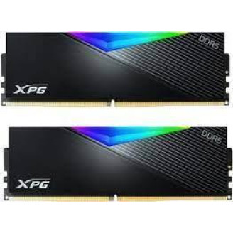 Memorie DDR Adata - gaming DDR5 32GB, frecventa 6400MHz, latenta CL32, 16GB x 2 module, radiator negru, iluminare RGB, XPG LANCER RGB 