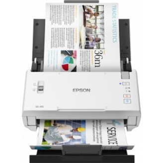 SCANNER  EPSON DS-410, A4, tip sheetfed, viteza scanare: 52 ipm alb-negru si color, rez. optica 600x600dpi, ADF Single Pass 50 pagini, duplex, senzor CIS, USB 2.0-B 