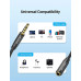 Cablu audio prelungitor Vention, Jack 3.5mm (T) la Jack 3.5mm (M), 1m, negru, 