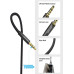 Cablu audio prelungitor Vention, Jack 3.5mm (T) la Jack 3.5mm (M), 1m, negru, 