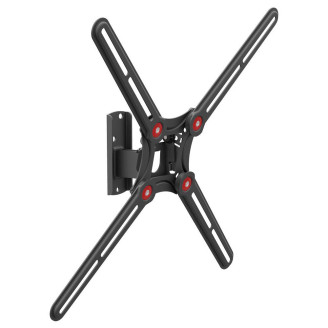 SUPORT de perete BARKAN, pt 1 TV/monitor plat, curbat, diag. max 65 inch, inclinare, pivotare, max 40 Kg, 