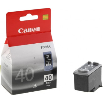 Cartus Cerneala Original Canon Black, PG-40, pentru Pixma IP1200|IP1300|IP1600|IP1700|IP1800|IP1900|IP2200|IP2500|IP2600|MP140|MP150|MP160|MP170|MP180|MP190|MP210|MP220|MP450, , (timbru verde 0.15 lei), 