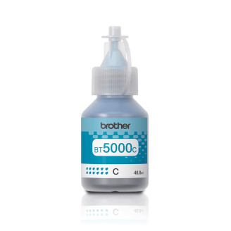 Cartus Cerneala Original Brother Cyan, BT5000C, pentru DCP-T300|T310|T510|T500|T700|MFC-T910, 5K, (timbru verde 0.15 lei), 