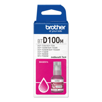 Cartus Cerneala Original Brother Magenta, BTD100M, pentru DCP-T430W|DCP-T530DW|DCP-T730DW|MFC-T930DW|5K, incl.TV 0 RON, 