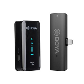 Boya Digital True-Wireless Microphone, Lightning iOS (2.4 GHz) 