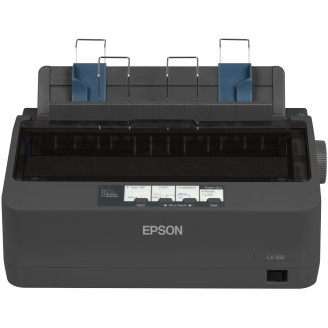 Imprimanta Matriciala Mono Epson LX-350+II, A4, Functii: Impr., Viteza de Printare Monocrom: 390 cps, Conectiv:USB, Duplex:nu, ADF:Nu, (timbru verde 11 lei) 