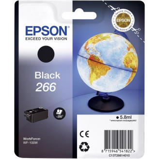 Cartus Cerneala Original Epson Black, T26614010, pentru WORKFORCE WF-100W,  , (timbru verde 0.15 lei), 