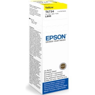 Cartus Cerneala Original Epson Yellow, T6734, pentru L800,  , (timbru verde 0.15 lei), 