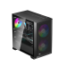 CARCASA PCCOOLER, Mini Tower, mATX, fara sursa, sticla securizata, 2 ventilatoare incluse, iluminare ARGB, negru, USB 3.2 gen 2 x 2, mic, audio, CARCASA PCCOOLER, Mini Tower, mATX, fara sursa, sticla securizata, 2 ventilatoare incluse, iluminare ARGB, negru, USB 3.2 gen 2 x 2, mic, audio,