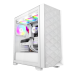 CARCASA PCCOOLER, Middle Tower, ATX, fara sursa, sticla securizata, 3 ventilatoare incluse, iluminare ARGB, alb, USB 3.2 gen 2 x 2, mic, audio, CARCASA PCCOOLER, Middle Tower, ATX, fara sursa, sticla securizata, 3 ventilatoare incluse, iluminare ARGB, alb, USB 3.2 gen 2 x 2, mic, audio,