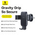 SUPORT AUTO Baseus Metal Age Gravity pt. SmartPhone, fixare in grilaj ventilatie, negru SUPORT AUTO Baseus Metal Age Gravity pt. SmartPhone, fixare in grilaj ventilatie, negru