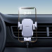 SUPORT AUTO Baseus Metal Age Gravity pt. SmartPhone, fixare in grilaj ventilatie, gri SUPORT AUTO Baseus Metal Age Gravity pt. SmartPhone, fixare in grilaj ventilatie, gri