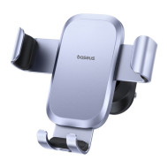 SUPORT AUTO Baseus Metal Age Gravity pt. SmartPhone, fixare in grilaj ventilatie, gri 