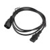 Cablu IEC 320 C13  C14 1,8 m negru 