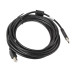 Cablu USB-A(M)  USB-B(M) 2.0 5 m negru 