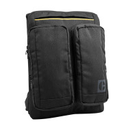 Rucsac CATERPILLAR Code - Quest Commuter, material 420D hexagonal, 2 buzunare exterioare - negru 