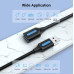 Cablu USB prelungitor Vention, USB 3.2 gen 1 (T) la USB 3.2 gen 1 (M), 3m rata transfer 5 Gbps, invelis PVC, negru, 