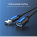 Cablu USB prelungitor Vention, USB 3.2 gen 1 (T) la USB 3.2 gen 1 (M), 3m rata transfer 5 Gbps, invelis PVC, negru, 