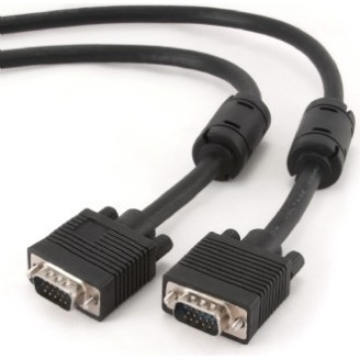 CABLU video GEMBIRD, VGA (T) la VGA (T), 30m, premium, dublu ecranat, negru, 