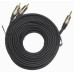 CABLU audio GEMBIRD stereo (3.5 mm jack la 2 x RCA), 1.5m, conectori auriti, 