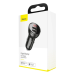 INCARCATOR AUTO Baseus Digital Display, 2 x USB Output 5V/4.8A, total output 24W, pt. bricheta auto, afisaj digital, gri 