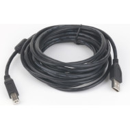 CABLU USB GEMBIRD pt. imprimanta, USB 2.0 (T) la USB 2.0 Type-B (T), 3m, premium, conectori auriti, black, CABLU USB GEMBIRD pt. imprimanta, USB 2.0 (T) la USB 2.0 Type-B (T), 3m, premium, conectori auriti, black,