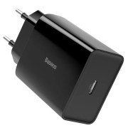 INCARCATOR retea Baseus Speed Mini, Quick Charge 20W, 1 x USB Type-C 5V/3A max, negru INCARCATOR retea Baseus Speed Mini, Quick Charge 20W, 1 x USB Type-C 5V/3A max, negru