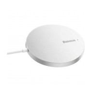 INCARCATOR wireless Baseus Simple Mini3, magnetic, 15W, cablu Type-C la USB 1.2m inclus, argintiu 