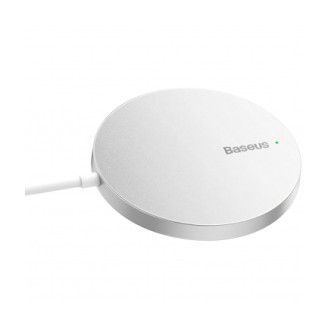 INCARCATOR wireless Baseus Simple Mini3, magnetic, 15W, cablu Type-C la USB 1.2m inclus, argintiu INCARCATOR wireless Baseus Simple Mini3, magnetic, 15W, cablu Type-C la USB 1.2m inclus, argintiu
