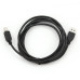CABLU USB GEMBIRD pt. imprimanta, USB 2.0 (T) la USB 2.0 Type-B (T), 1.8m, conectori auriti, black, 