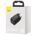 INCARCATOR retea Baseus Super Si, Quick Charge 25W, 1 x USB Type-C 5V/3A, negru INCARCATOR retea Baseus Super Si, Quick Charge 25W, 1 x USB Type-C 5V/3A, negru