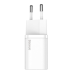 INCARCATOR retea Baseus Super Si, Quick Charge 25W, 1 x USB Type-C 5V/3A, alb INCARCATOR retea Baseus Super Si, Quick Charge 25W, 1 x USB Type-C 5V/3A, alb