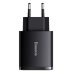 INCARCATOR retea Baseus Compact, Quick Charge 30W, 2 x USB Type-C Output 5V/3A, 1 x USB Output 5V/3A, negru INCARCATOR retea Baseus Compact, Quick Charge 30W, 2 x USB Type-C Output 5V/3A, 1 x USB Output 5V/3A, negru