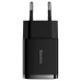 INCARCATOR retea Baseus Compact,10.5W, 2 x USB 5V/2.1A, negru INCARCATOR retea Baseus Compact,10.5W, 2 x USB 5V/2.1A, negru