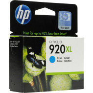 Cartus Cerneala Original HP Cyan, nr.920XL, pentru OfficeJet 6000|6500|7000|7500, , (timbru verde 0.15 lei), 
