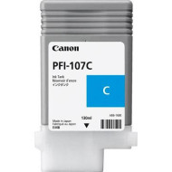 Cartus Cerneala Original Canon Cyan, PFI-107C, pentru IPF 670|680|685|770|780|785, , (timbru verde 0.15 lei),NOPP, 