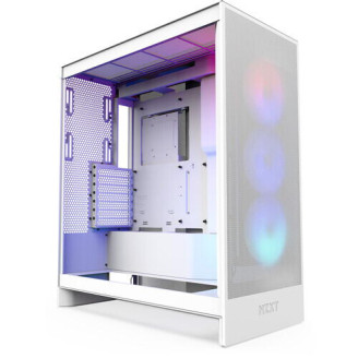 Carcasa NZXT H7 Flow RGB (2024), Mid-Tower, ATX, Alb 