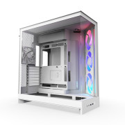Carcasa NZXT H9 Flow RGB (2025), Dual-Chamber, Mid-Tower, Alb Carcasa NZXT H9 Flow RGB (2025), Dual-Chamber, Mid-Tower, Alb