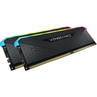Memorie DDR Corsair DDR4 32 GB, frecventa 3200 MHz, 16 GB x 2 module, radiator, iluminare RGB, 