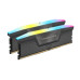 Corsair Memorie DDR5, 64GB, KIT 2x32GB, 6000MT/s, C40, 1.30V, XMP&EXPO, Gri, RGB, VENGEANCE 