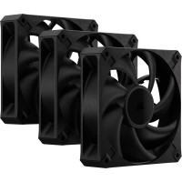 Ventilator Corsair RS120 MAX 120mm PWM, Triple Pack, Negru 
