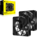 Ventilator Corsair RS140 MAX 140mm PWM, 1600 RPM, Dual Pack, Negru 