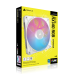VENTILATOR Corsair iCUE LINK RX140 1x140mm RGB ALB, viteza 0.300-1700 RPM +/- 10%, 18.1-95.7 CFM, Presiune Statica: 0.15-3.79 mm-H2O, 10-36dBA, Prindere magnetica, Lungime cablu 135mm 