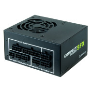 SURSA Chieftec Compact 550 W, modulara, certificare 80 Plus Gold, ventilator 80 mm x 1, PCI-E 6+2 pin x 2, SATA x 6, 