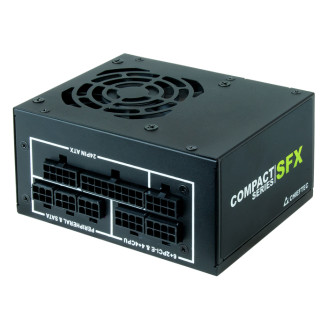 SURSA Chieftec Compact 550 W, modulara, certificare 80 Plus Gold, ventilator 80 mm x 1, PCI-E 6+2 pin x 2, SATA x 6, 