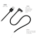 CABLU alimentare si date LOGILINK, pt. smartphone, USB 2.0, USB Type-C (T) la USB-A (T) la 180 grade, 3m, 2 x ecranat, aluminiu, negru, 