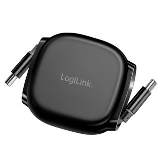 CABLU alimentare si date LOGILINK, pt. smartphone, USB 2.0, USB Type-C (T) la USB Type-C (T), 1m, PD 60W, 480Mbps, retractabil, ecranat, plastic, black, CABLU alimentare si date LOGILINK, pt. smartphone, USB 2.0, USB Type-C (T) la USB Type-C (T), 1m, PD 60W, 480Mbps, retractabil, ecranat, plastic, black,