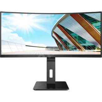 MONITOR  AOC - gaming 34 inch, Gaming, VA, UWQHD (3440 x 1440), Wide | curbat, 300 cd/mp, 1 ms, HDMI | DisplayPort, 